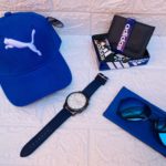 Combo Reloj Azul Rey