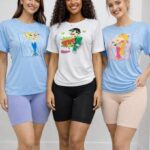 Conjunto Blusa Short Personajes