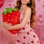 Pijama Fresita Corazón Cereza